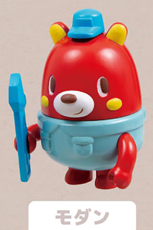 Working Bear Mascot Mini Figure Gacha Gashapon Complete Set