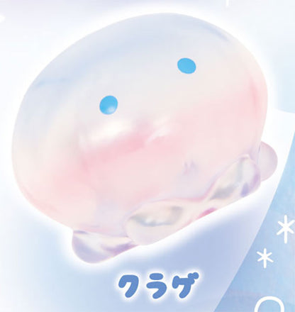 Sea Creatures Powatto Soft Vinyl Mascot Figure Gacha Gashapon Complete Set