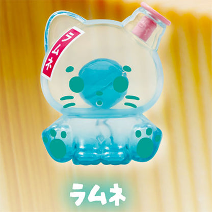 Marble Ramune Cat Mini Figure Gacha Gashapon Complete Set