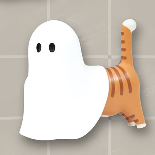 The Cat Checked Ghost Mascot Figure Gacha Gashapon Complete Set