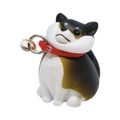 Refusal Dog Strap Shiba Inu Walking on Leash Keychain Gashapon Capsule Toy Complete Set