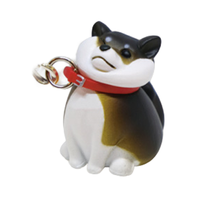 Refusal Dog Strap Shiba Inu Walking on Leash Keychain Gashapon Capsule Toy Complete Set