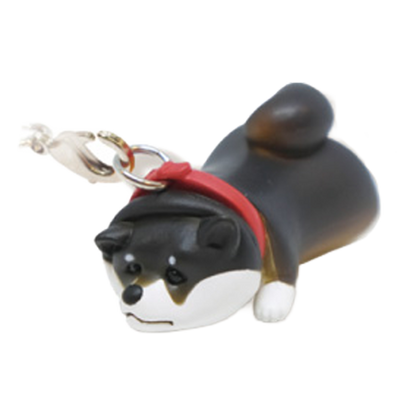 Refusal Dog Strap Shiba Inu Walking on Leash Keychain Gashapon Capsule Toy Complete Set