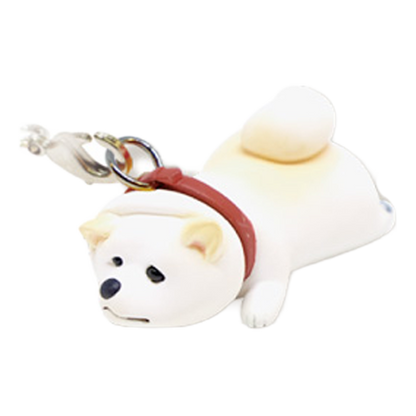 Refusal Dog Strap Shiba Inu Walking on Leash Keychain Gashapon Capsule Toy Complete Set