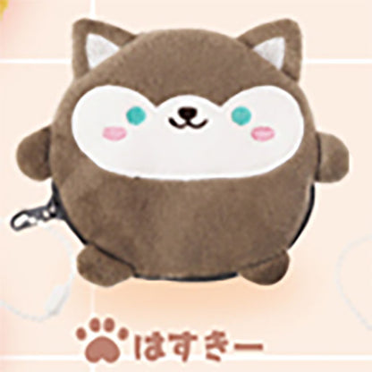 Fluffy Dog and Cat Pouch Plush Gacha Gashapon Complete Set