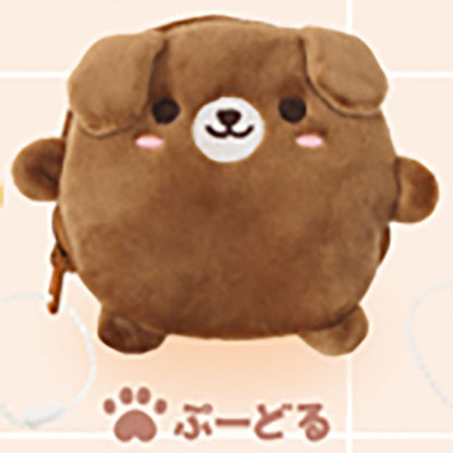 Fluffy Dog and Cat Pouch Plush Gacha Gashapon Complete Set