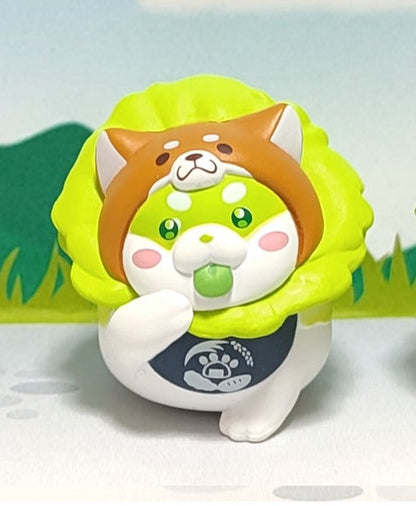 Vegetable Fairy x Loyal Dog Mochishiba Mini Figure Gacha Gashapon Complete Set