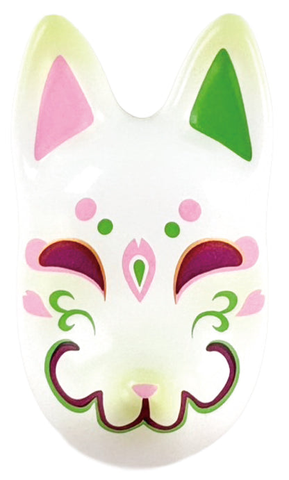 Daikyoya Collection Part.11 Hananari Kitsune Fox Mask Netsuke Strap Gacha Gashapon Complete Set