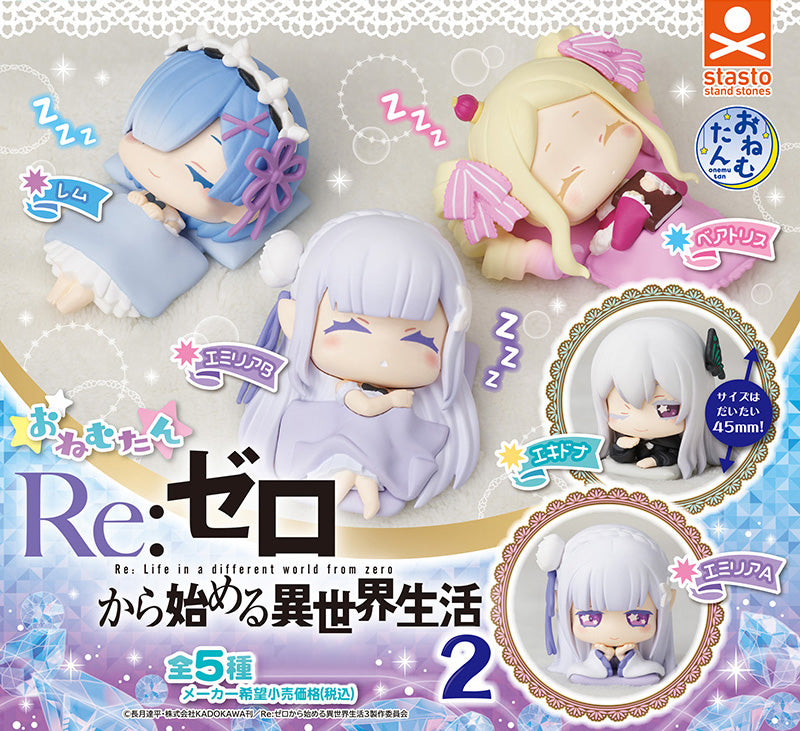 Onemutan Re:Zero Starting Life in Another World 2 Mini Figure Gashapon Complete Set Gacha