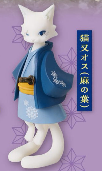 Nekomata Japanese Style Cat Demon Figure Gacha Gashapon Complete Set