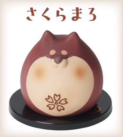 Animal Attraction Kaineko Shoji Mayuga Inu Manju 3 Figure Gacha Gashapon Complete Set