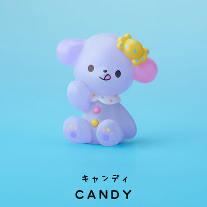 Chocokko Sweets Dog Mini Figure Gacha Gashapon Complete Set