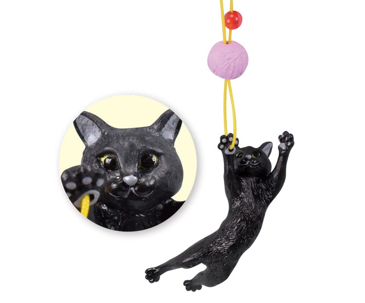 Cat Jump Mascot Keychain Strap Figure Gashapon Complete Set Gacha