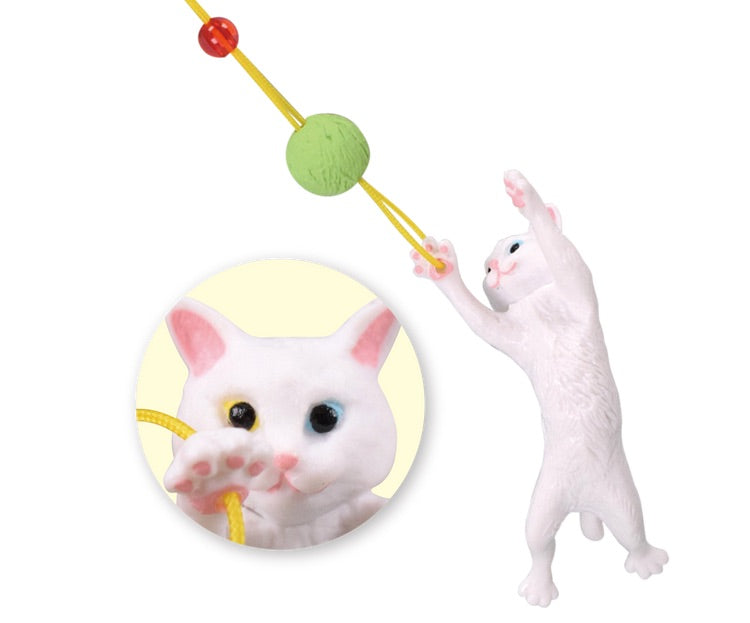 Cat Jump Mascot Keychain Strap Figure Gashapon Complete Set Gacha