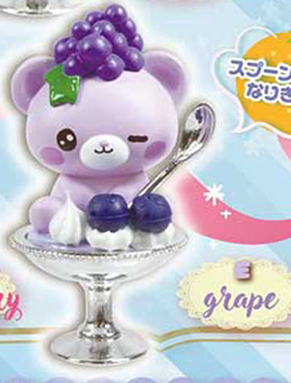 SWEETY! Fruit Bear Dessert Mascot Mini Figure Gashapon Complete Set Gacha