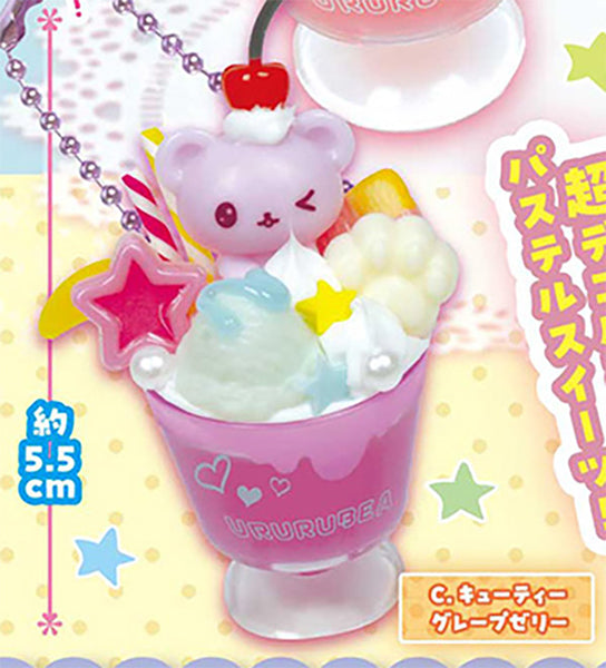 Whip! Animal Deco Sweets Mascot ~ Ururu Bear ~ Figure Gacha Gashapon Complete Set