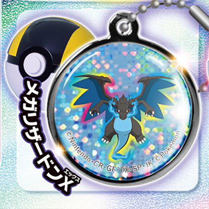 Pokemon Ball De Get! Metal Mascot 2 Keychain with Pokeball Capsule Gacha Gashapon Complete Set