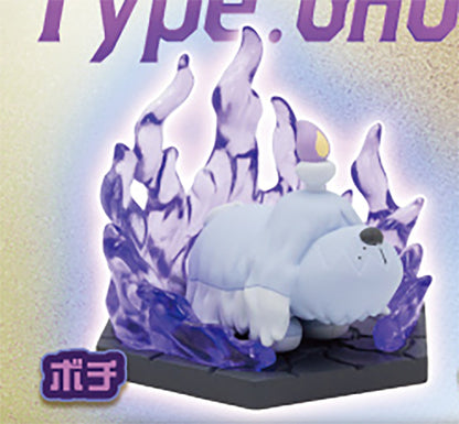 Pokemon Diorama Collection Ghost & Electric Figure Gacha Gashapon Complete Set