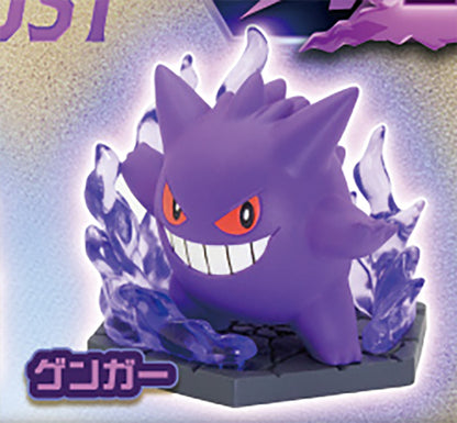 Pokemon Diorama Collection Ghost & Electric Figure Gacha Gashapon Complete Set