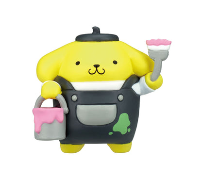 Sanrio Characters Paint Figure Cool Pop ver. Gacha Gashapon Complete Set