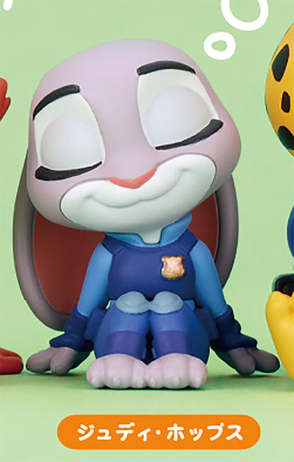 Katazun Fig. Zootopia Shoulder Lean Mini Figure Gacha Gashapon Complete Set