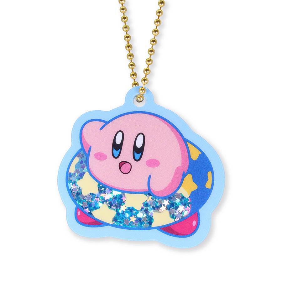 Kirby Holo Shaka Acrylic Keychain Gacha Gashapon Complete Set
