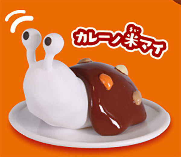 Delicious Snail Curry Rice Mai Mini Figure Gacha Gashapon Complete Set