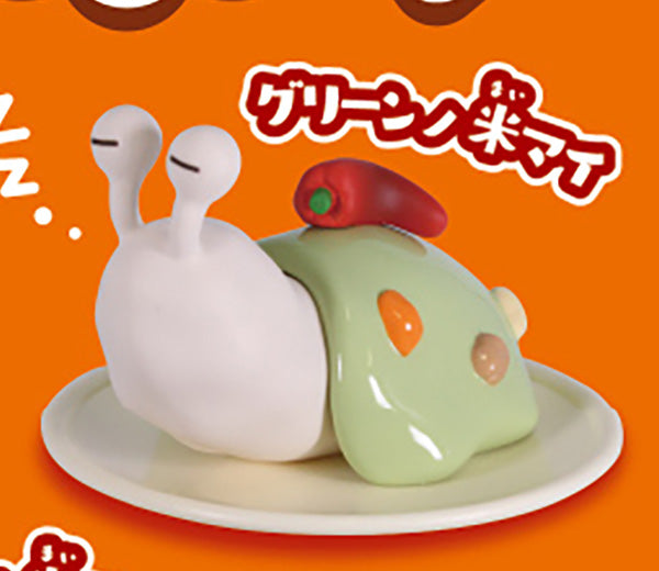 Delicious Snail Curry Rice Mai Mini Figure Gacha Gashapon Complete Set