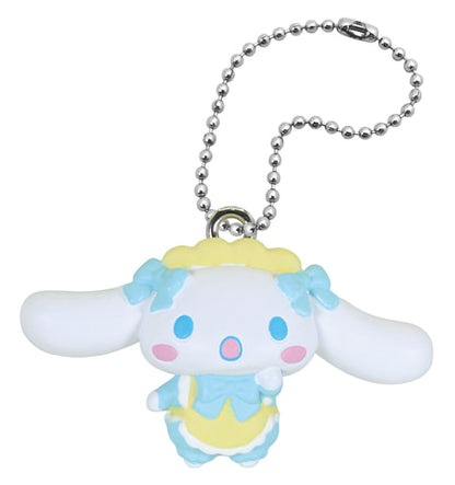 Cinnamoroll Sweet Lolita Mascot Cotton Candy Color Figure Keychain Gacha Gashapon Complete Set