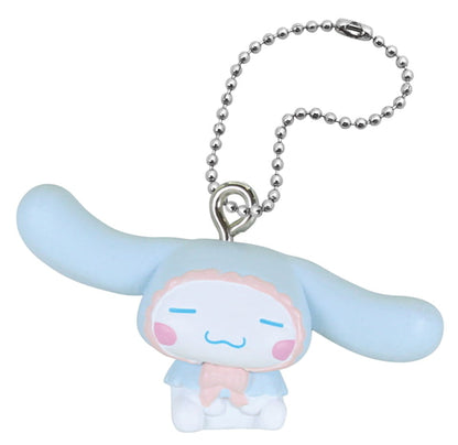 Cinnamoroll Sweet Lolita Mascot Cotton Candy Color Figure Keychain Gacha Gashapon Complete Set