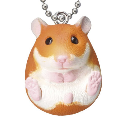 Manmaru Nezumizu Round Animals Mouse Mascot Figure Keychain Gacha Gashapon Complete Set