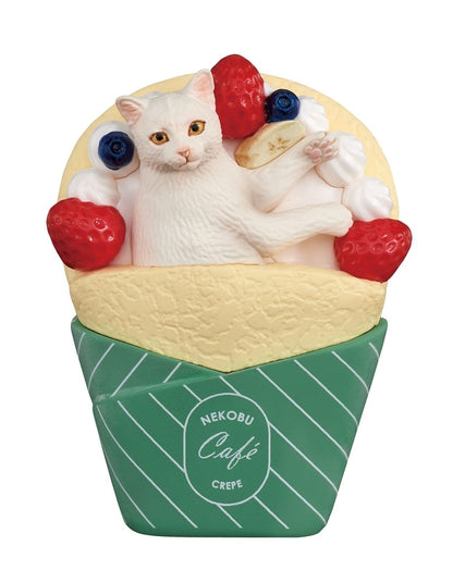 Nekobu Cat Club Sweets Nyanko Cushion Figure 2 Gacha Gashapon Complete Set