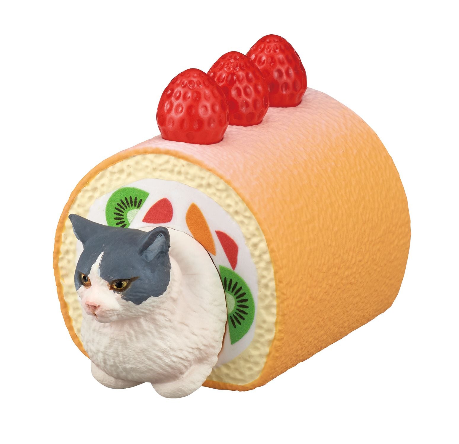 Nekobu Cat Club Sweets Nyanko Cushion Figure 2 Gacha Gashapon Complete Set