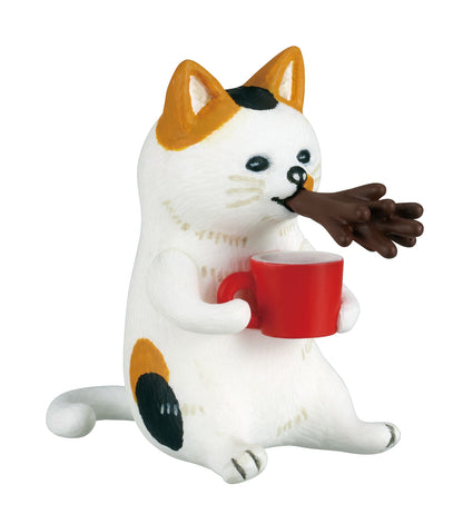 Pokefasu Nekoshita Cats Tongue Mini Figure Gacha Gashapon Complete Set
