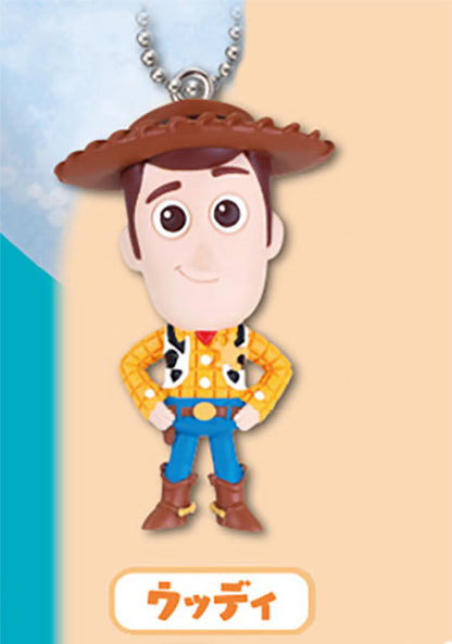 Disney Toy Story Petanko Flat Mascot Figure Keychain Gacha Gashapon Complete Set