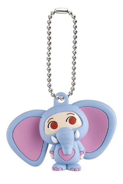 Zootopia Petanko Flat Mascot Figure Keychain Gacha Gashapon Complete Set