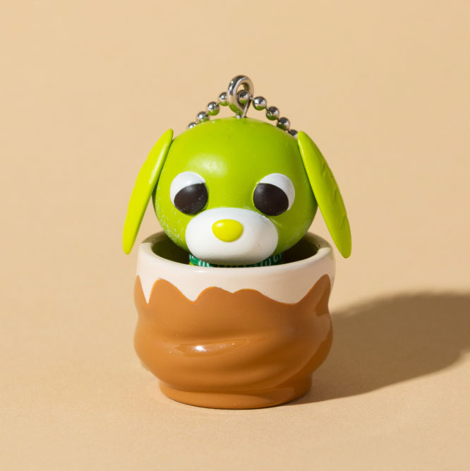 Ocha-Ken Cup In Figure Mascot Tea Dog Keychain Gacha Gashapon Complete Set