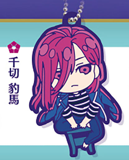 Blue Lock Defo Raba! SIMILAR LOOK Rubber Keychain Gacha Gashapon Complete Set