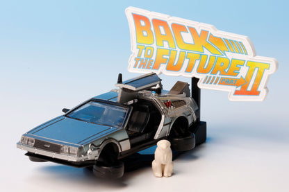 Hobby Gacha EX Back to the Future DeLorean 1/64 Scale Mini Figure Gacha Gashapon Complete Set