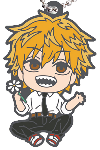 Chainsaw Man The Movie: Reze Arc Defo Raba! Rubber Keychain Gashapon Complete Set Gacha
