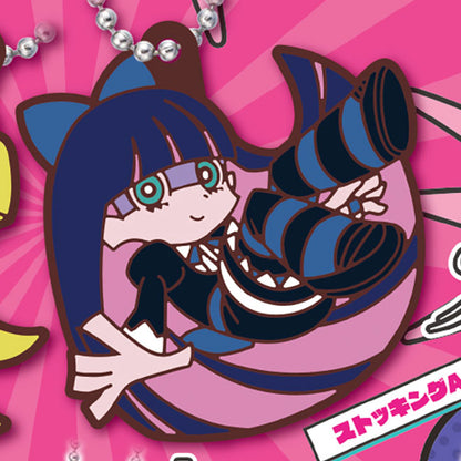 New PANTY & STOCKING with GARTERBELT Sutten Kororin Rubber Mascot Keychain Gashapon Capsule Toy Complete Set