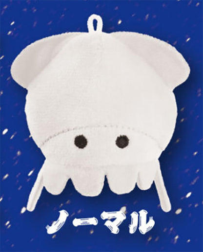 Squid That Evolves Into a Grilled Squid Reversible Plush Mascot Gacha Gashapon Complete Set