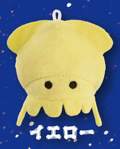 Squid That Evolves Into a Grilled Squid Reversible Plush Mascot Gacha Gashapon Complete Set