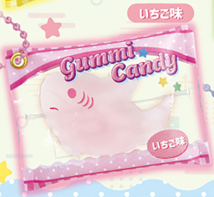 Leonardo Shark Collection Gummy Candy Mascot Keychain Gacha Gashapon Complete Set