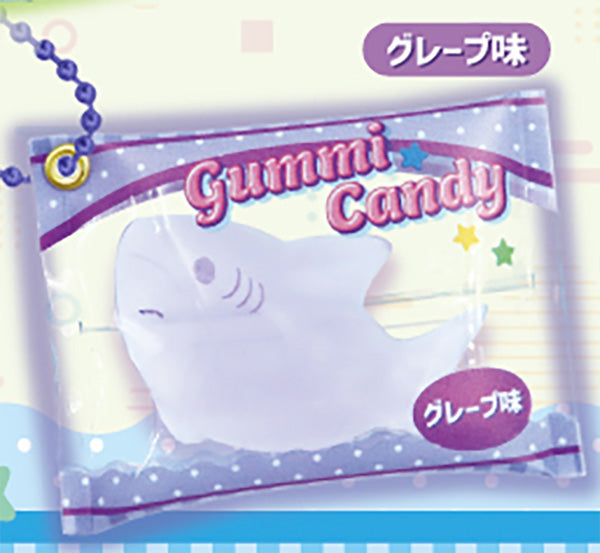 Leonardo Shark Collection Gummy Candy Mascot Keychain Gacha Gashapon Complete Set