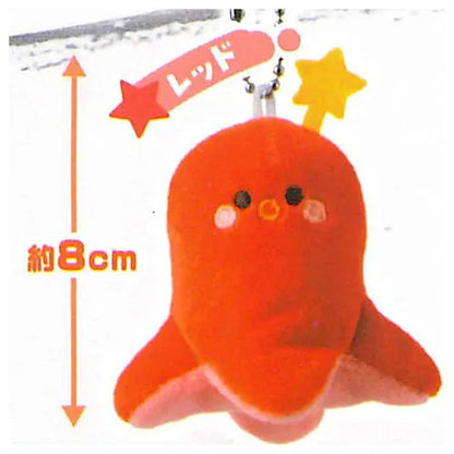 Octopus Tako Wiener Baby Plush Keychain Gacha Gashapon Complete Set
