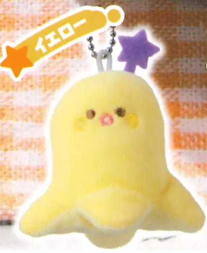 Octopus Tako Wiener Baby Plush Keychain Gacha Gashapon Complete Set