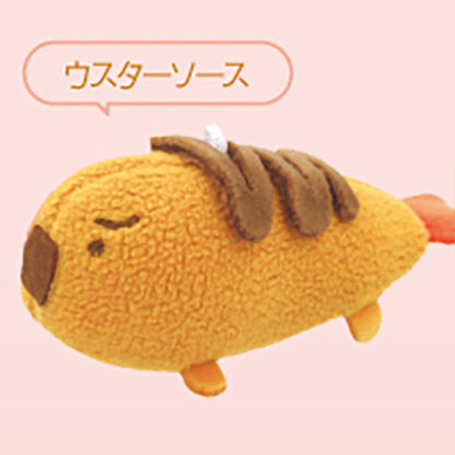 The Fried Shrimp That Realized It Was A Black Tiger Prawn Fluffy Plush Keychain Gacha Gashapon Complete Set