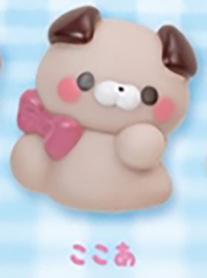 Sukutto Tacchi-san Osuwari Light Up Puppy Figure  Gacha Gashapon Complete Set