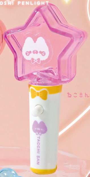 Sukutto Tacchi-san Oshi Oshi Pen Light Gacha Gashapon Complete Set